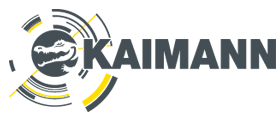 Logotipo de Kaiman, empresa especializada en sistemas de calefacción y climatización.