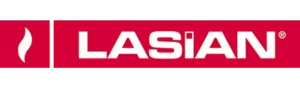 Logotipo de Lasian, especialista en sistemas de biomasa y calefacción sostenible.