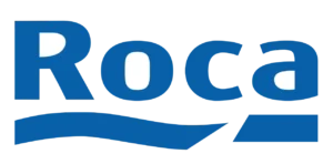 Logotipo de Roca, líder en soluciones de baño y mobiliario en Zaragoza.