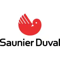 Logotipo de Saunier Duval, proveedor de equipos de calefacción y climatización eficientes.