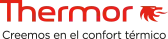 Logotipo de Thermor, especialista en soluciones de confort térmico para climatización.