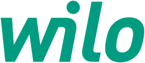 Logotipo de Wilo, empresa especializada en soluciones técnicas para la industria.